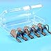 Fashion Gallery 5 Reusable Forms For UV Gel Acrylic French Nail Art Tips Silver Sets Kit
