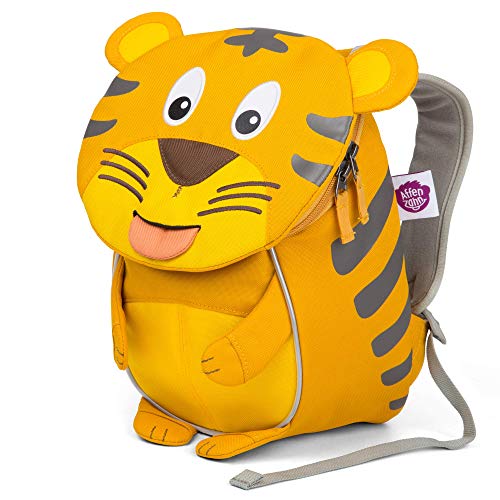 Affenzahn Small Friend Timmy Tiger - Zaino per bambini, 25 cm, 4 l, colore: Giallo