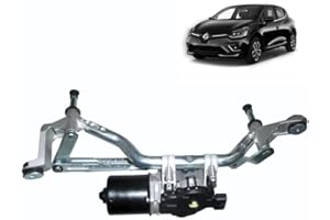 AUTOCRAFT Mecanismo completo de limpiaparabrisas delantero (Tringlería) con motor compatible para Renault Clio 4 de 2012 a 2019 OEM: 288008961R 28800891R