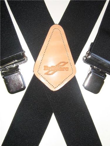 Mens Braces Plain Black Design from M.K.Tools