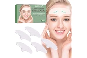 TUKNON Parches Antiarrugas,Facial Patches,Parches Faciales Antiarrugas,Anti-Arrugas Parches,Parches para las Arrugas de Cara,Antiarrugas Frente para Hombres y Mujeres, Elimina las Arrugas de Cejas,5 Piezas