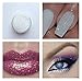 Glitter Lips Ultra Fine Dust Powder Sexy Shades Iridescent Holographic Metallic Fashion Lips 1x 5ml Pot (Iridescent White)