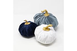 Declea Home Decor Zucche Decorative, Elegant, SET 3, 3 unità