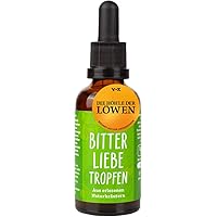 BitterLiebe® Bitterstoffe Tropfen 50ml mit praktischem Pipettenverschluss I Bittertropfen aus Die Höhle der Löwen I…