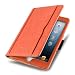 Produktbild iPad Mini Hülle | JAMMYLIZARD Ledertasche Flip Case [Business Tasche] Leder Smart Cover Lederhülle für iPad Mini 4. 3. 2. & 1. Generation, Orange & Honig [mit Eingabestift & Pencil Halter]