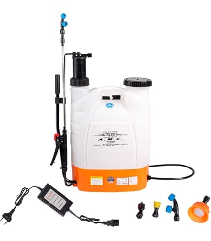 10x Spruzzatore A Pressione, Nebulizzatore, Valvola Regolabile In Ottone Manometro Bottiglia Pesticidi 1 L Nero 84658228 - Foto 3