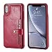 Produktbild NewTH iPhone XS Max Hüllen, Premium PU-Leder Geldbörse etui, TPU-Schutzhülle Cover für Apple iphone XS Max