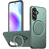 Rongep [Mag-Forge] Samsung Galaxy A56 i&ccedil;in Kılıf 360&deg; D&ouml;nebilen Standlı [MagSafe ile Uyumlu] A56 Koruyucu G&uuml;&ccedil;l&uuml; Manyetikli PC
