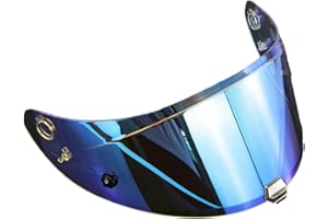 duhe189014 Écran Casque Moto, Bouclier Visière D'objectif Pare-Vent Moto pour HJC RPHA11 Et RPHA70 Revo, Lentille Soudeur Casque Moto, Miroir Appropriate