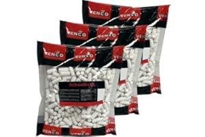 CLOETTA Venco Holland Lakritze 'Schoolkrijt' 3 Packungen a 1kg (Minze-Anis)
