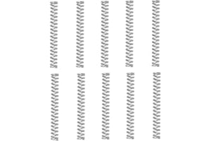 MACHSWON Compressed Spring for Furniture Screen Doors Lawn Mowers Repair Projects Stainless Steel Compression Spring 10mm OD 0.5mm Wire Size 40mm Free Length 10pcs