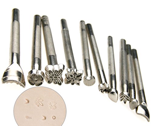 20tlg Punzierstempel Set Leder Punzieren Leather Carving Craft - 2