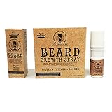 Sir Reginalds Beard Growth Spray - The Solution for the Perfect Beard - 100 % Natural Formula - Fuller, Thicker, Darker