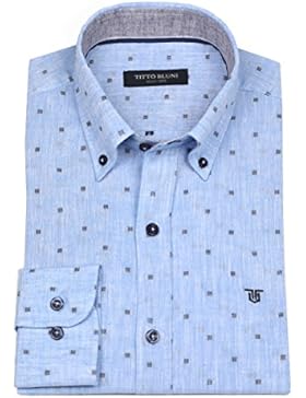 TITTO BLUNI -  Camicia Casual  - Uomo