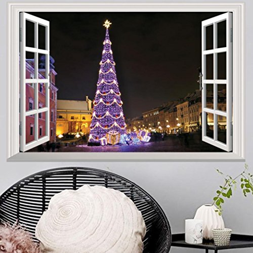 3d Christmas Wall Sticker Burfly 2018 Hot Sale Wall Art Home And Room Decors Removable Mural Decals Vinyl Art 50x70cm D Buy Online In Antigua And Barbuda At Antigua Desertcart Com Productid 56125675