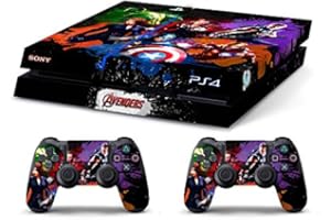 GAMESMONKEY Skin PS4 HD The Avengers Limited Edition Cover Decal Faceplates et Skins