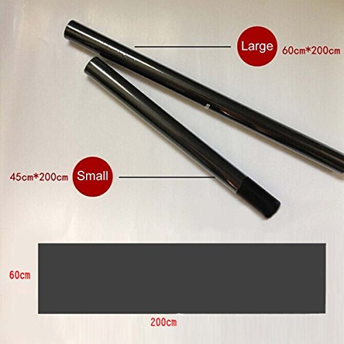 MFEIR® Tafel-Aufkleber Selbstklebende Tafelfolie Kreidetafel in der Größe 60×200 cm in Schwarz - 5