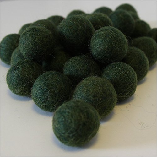 Maharanis Filzbälle Filzkugeln handgefertigt Fairtrade 10 Stck. viele Farben ca. 2 cm reine Wolle - 7