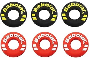 QIYULIN 6 Pack Tennis Racket Shock Absorber Tennis Racquet Dampeners Silicone Absorber Tennis Racket to Reduce Vibration