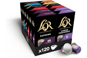 L'OR Espresso ASSORTIMENT 8 variétés BEST SELLERS - 120 caps
