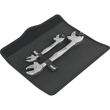 QUARKZMAN 10 stuks dubbele steeksleutels, smal, 10 mm x 10 mm, metrisch