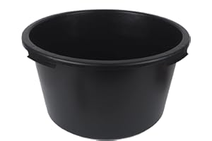 Bauster® Rundbehälter Baukübel – 40L / 60L / 90L – Robuster Mörtelkübel für Baustelle, Garten & Haushalt (60L)