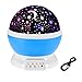 Produktbild vfeng Nacht Beleuchtung Lampe [4 LED Perlen, 3 Modell Licht, 4.9 ft (1,5 m) USB-Kabel] Romantische drehbar Cosmos Star Sky Moon Projektor, Moon Star Beleuchtung Lampe für Kinderzimmer Baby Schlafzimmer Kinder Zimmer
