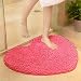 Produktbild Etbotu Red Heart Love Microfiber Chenille Soft Flauschige Teppich Badezimmer Schlafzimmer Teppich Matte