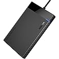UGREEN 2.5 Inch Hard Drive Enclosure, External USB 3.0 Hard Disk Case SATA HDD Caddy, 5Gbps UASP Supported, Compatible with WD EVO Seagate Crucial Kingston, 0.5m USB A Cable