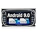 Price comparison product image PUMPKIN Android 9.0 Car Stereo 4GB RAM for Ford Focus Mondeo Galaxy S-max with Sat Nav Bluetooth Support CD DVD GPS DAB+ WIFI Android Auto 128GB USB SD Fast-boot 7" Touch Screen