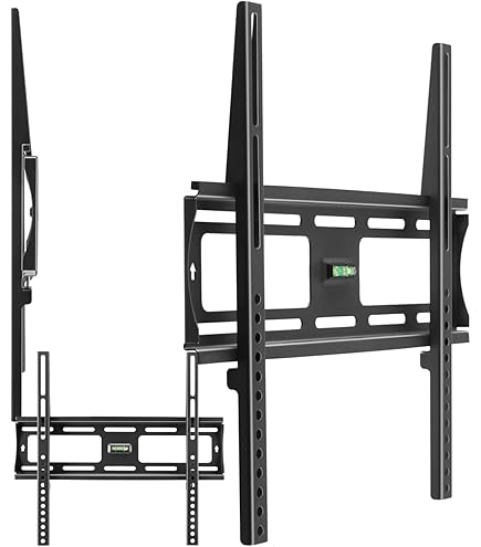 YASTA Staffa TV Parete Universale 26-63 Pollici, Braccio Inclinabile, VESA 400x400 Mm, Carico Max 40 Kg, Per Muro In Cemento/Mattoni
