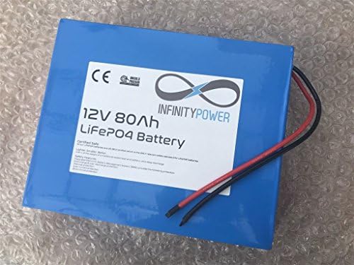 Lifepo4 12V 80Ah Lithium Iron Phosphate Battery Power Pack for Solar Wind