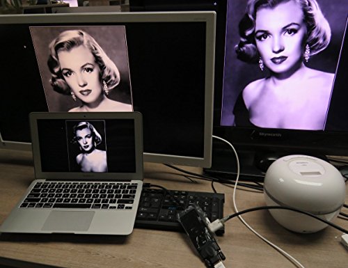 CableDeconn 3in1 Multi-Function Thunderbolt Mini Displayport to HDMI DVI VGA Adapter Konverter Kabel for Mac Book, iMac, Mac Book Air, Mac Book Pro and Mac Mini suface pro 2 3 4 - 6