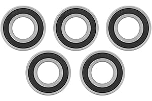 HILITAND 20 mm x 42 mm x 12 mm, 10 sztuk 6004-2RS1 Łożysko kulkowe z uszczelką gumową.