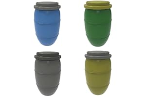 KILOKITS 1/72 - Set di 20 tamburi in plastica per miniature, modelli di scaglie, camion e carichi, kit di diorama militare