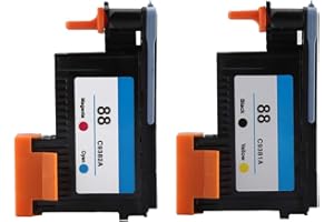 KAFUTY Cabezal de Impresión HP 88 C9381A C9382A para K5300 K8600 L7380 Series Reemplazo Digno de Impresión Compatible con una Amplia Gama de Modelos(Rojo Azul)