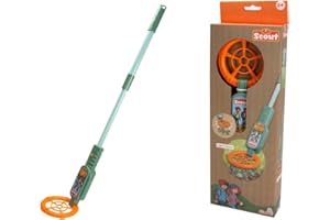 Simba 109452668 - Scout Kinder-Metalldetektor ab 5 Jahre - höhenverstellbares Metall-Suchgerät (61-81 cm) mit Licht- und Ton-Signal, Forscher- und Entdecker-Spielzeug für Mädchen und Jungen