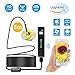 Produktbild KATUMO WiFi Endoskop Wasserdicht Kabelloses Endoskopkamera 1200P HD Einstellbare halbsteife Kabel mit 8 verstellbaren Led Licht Neueste Endoskop für Android, IOS, iPad, Mac, PC, Laptop (5M)