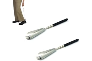 HXSYKJDM Teleskop Schuhlöffel, 2 Stück Ausziehbarer Schuhlöffel Schuhlöffel Ausziehbarer Schuhlöffel für Senioren Tragbare Schuhanzieher für Senioren Herren Damen Kinder