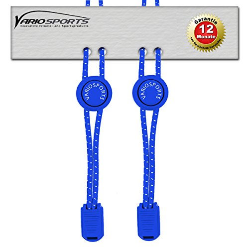 Schnellschnürsystem Variosports® – elastische Schnürsenkel mit Schnellverschluss - lock laces - schleifenlos Schuhbänder -