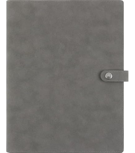 Agenda Semainier Spirale 2026 Kent - Format 17x24.5 Cm, Bilingue Français/anglais, Marron Fauve, Avec Accessoires