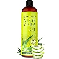 Aloe Vera Gel 99% Bio, 355 ml - ÖKO-TEST Sehr Gut - 100% Natürlich, Rein & Ohne Duftstoffe (Alkoholfrei, Kein Parfüm/WC…