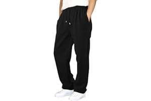 KIELSJAJD Baggy Jogginghose Jungs Kinder Jogger Hose Weites Bein Freizeithose Baumwolle Lange Cargohose Jungen Elastische Taille Sport Sweatpants Trainingshosen mit Taschen für Herbst-Winter 5-16 Jahre