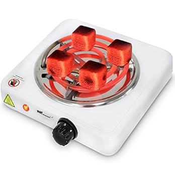 Broil Master Kohlenanznder 1000 W Elektrischer Anznder Fr Naturkohlestcke Heizplatte Kohlebrenner