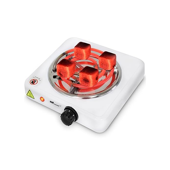 Broil Master Kohlenanznder 1000 W Elektrischer Anznder Fr Naturkohlestcke Heizplatte Kohlebrenner