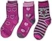 Produktbild Sterntaler Baby-Söckchen 3er-Pack Herz/Blume, Alter: 5-6 Jahre, Größe: 30, Violett (Knallviolett)