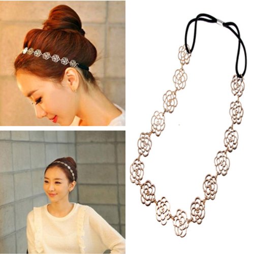 Haarband Vintage Haarreif Haarschmuck Blumen Blogger Boho Stirnband Hochzeit schumck