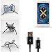 Produktbild Tischständer mit Ladekabel, Ladestation, Dockingstation für Huawei Honor 6X, schwarz "Spider". Stativ Autohalterung mit Micro-USB Ladekabel - K-S-Trade