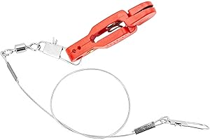 IBUGER Angelschnur-Clips,Angelschnur-Clips - Heavy Tension Snap Release Clip für Gewicht, Hobelbrett, Kite, Zubehör für Offshore-Angelausrüstung