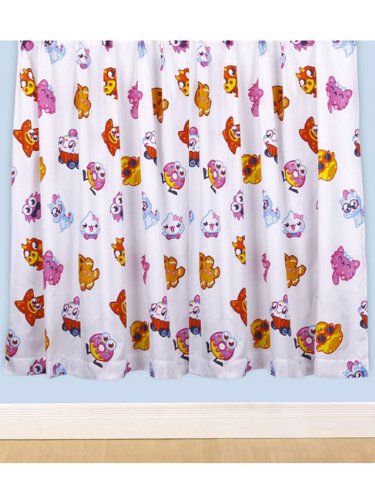 Character World 72-inch Moshi Monsters Moshlings Curtains, Multi-Color